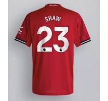 Manchester United Luke Shaw #23 Koszulka Podstawowa 2025-26 Krótki Rękaw